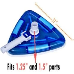 MODOU Schwimmbecken-Saugkopf, Dreieckiger Schwimmbecken-Saugkopf Schmutzsaugkopf Mit Bürste Für Schwimmbecken, Schwimmbecken, Garten, Schwimmbecken -Poolreinigung Verkäufe 2022 55934198 3