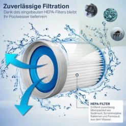 Tillvex Ersatzfilter Für Poolsauger Bis Zu 15 M³ (15000 Liter) | Filterkartusche Für Pool Bodensauger Elektrisch -Poolreinigung Verkäufe 2022 56390158 3