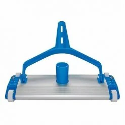 SUINGA Poolreiniger Mit Aluminiumbasis Zur Manuellen Reinigung Des Bodens Von Schwimmbecken, 450 Mm Clip 2" Anschluss