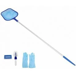 FUIENKO Laubrechen-Pool-Reinigungsset Laubsauger Mit Bürstenhandschuh-Zubehör