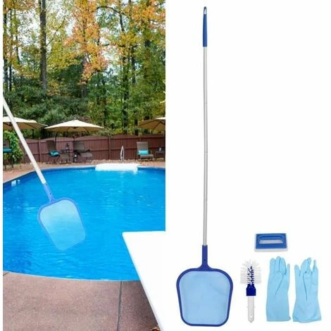 FUIENKO Laubrechen-Pool-Reinigungsset Laubsauger Mit Bürstenhandschuh-Zubehör 2 FUIENKO Laubrechen-Pool-Reinigungsset Laubsauger Mit Bürstenhandschuh-Zubehör – Bild 2