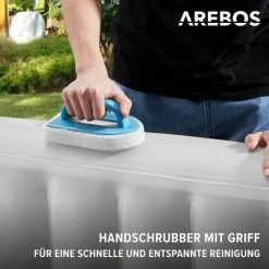 AREBOS 5-teiliges Spa Pool Reinigungsset Mit Kescher Poolbürste Teleskopstange 83 Cm -Poolreinigung Verkäufe 2022 56840481 5