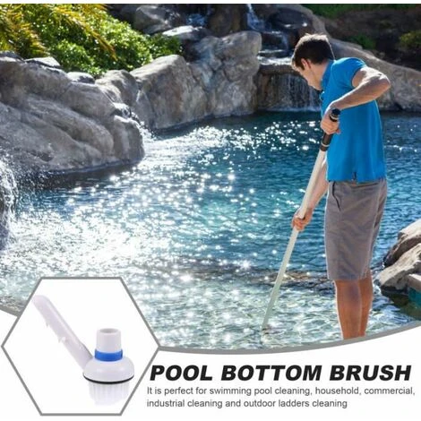 FUIENKO 3 Stück Blaue Pool-Reinigungsbürste 2 FUIENKO 3 Stück Blaue Pool-Reinigungsbürste – Bild 2