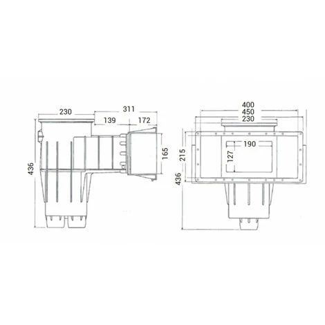 HAYWARD Skimmer Zum Einbetonieren - Große Scharte Liner 3119 - Weiß 3 HAYWARD Skimmer Zum Einbetonieren - Große Scharte Liner 3119 - Weiß – Bild 3