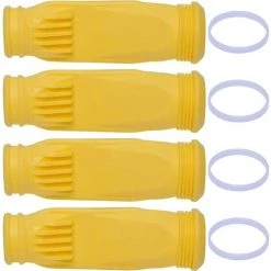 BARES W69698 Diaphragm Compatible With Zodiac Baracuda G3 G4 Robot Automatic Pool Bottom Cleaner With W81600 Retaining Ring White (4 Pieces)