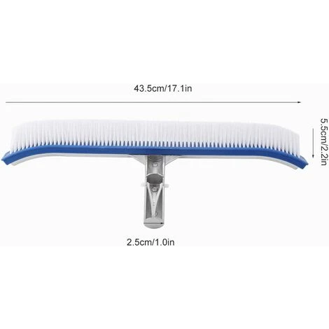 Kueatily Schwimmbadbürste Kunststoff 18 Zoll Bodenwände Fliesenböden Reinigung Aluminiumverbinder Schmutz Moos Teich Spa Hot Spring Tools Supplies 2 Kueatily Schwimmbadbürste Kunststoff 18 Zoll Bodenwände Fliesenböden Reinigung Aluminiumverbinder Schmutz Moos Teich Spa Hot Spring Tools Supplies – Bild 2