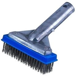 Kueatily Schwimmbad-Reinigungswerkzeuge Drahtbürste Schwimmbad-Boden-Wand-Bürste Verklebte Edelstahlbürste