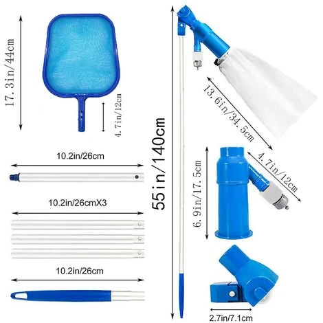 Kueatily Reinigungsset Für Den Saugkopf Des Pools 3 Kueatily Reinigungsset Für Den Saugkopf Des Pools – Bild 3