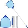 ABCRITAL Pool-Oberflächen-Skimmer, Reinigungs-Skimmer-Pool-Reinigungsset Mit Teleskop-Pool-Netzgriff Für Schwimmbäder, Teiche, Springbrunnen, Aquarien, Spa-Reinigungszubehör