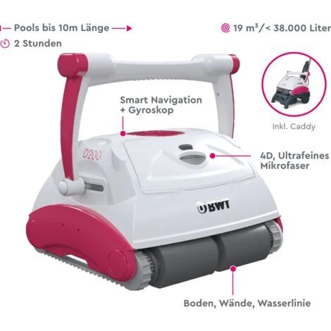 BWT Poolroboter D200 Plus 2 BWT Poolroboter D200 Plus – Bild 2