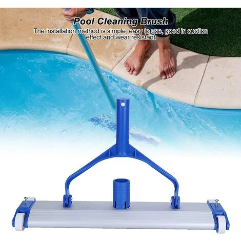 HIASDFLS 19-Zoll-Pool-Vakuumbürste, Pool-Vakuumbürste Aus Aluminiumlegierung, Schmutzsaugkopf, Für Oberirdische Und Unterirdische Pools 3 HIASDFLS 19-Zoll-Pool-Vakuumbürste, Pool-Vakuumbürste Aus Aluminiumlegierung, Schmutzsaugkopf, Für Oberirdische Und Unterirdische Pools – Bild 3