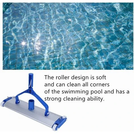 HIASDFLS 19-Zoll-Pool-Vakuumbürste, Pool-Vakuumbürste Aus Aluminiumlegierung, Schmutzsaugkopf, Für Oberirdische Und Unterirdische Pools 4 HIASDFLS 19-Zoll-Pool-Vakuumbürste, Pool-Vakuumbürste Aus Aluminiumlegierung, Schmutzsaugkopf, Für Oberirdische Und Unterirdische Pools – Bild 4