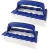 HIASDFLS Wasserleitungs-Schwammbürste, Mit Griff, Pool-Bodenwandbürste, Pool-Reinigungsbürste Für Schwimmbäder, Whirlpools, Spas, Springbrunnen, Boden, Badezimmer, Küche, 2 Stück
