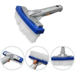 HIASDFLS Reinigungsbürste Mit Aluminiumgriff Und Aluminiumverstärktem Rücken - Geeignet Zum Reinigen Von Schwimmbecken, Spa-Oberflächen Und -Wänden - Einfach Zu Bedienen - Für 15,5-Schwimmbecken - Langlebig Und Einfach Zu Bedienen. -Poolreinigung Verkäufe 2022 59708445 4