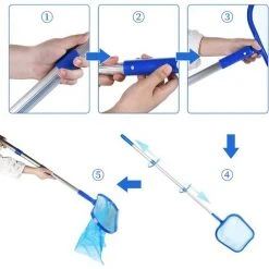 HIASDFLS Hochleistungs-Teleskop-Pool-Kescher Mit 1,2 M Aluminium-Teleskop-Kescher Für Schwimmbecken, Teich, Springbrunnen, Teich, Aquarium 7 HIASDFLS Hochleistungs-Teleskop-Pool-Kescher Mit 1,2 M Aluminium-Teleskop-Kescher Für Schwimmbecken, Teich, Springbrunnen, Teich, Aquarium -Poolreinigung Verkäufe 2022 59708741 3