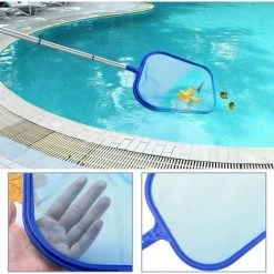 HIASDFLS 1 Set Pool-Kescher, Untere Kescher Mit 1,6 M Abnehmbarem Griff, Feines Skimmer-Kescher-Pool-Reinigungsset Für Schwimmbecken, Teiche -Poolreinigung Verkäufe 2022 59708742 4