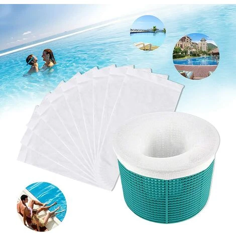 HIASDFLS Pool-Filtersocken (10 Stück) 丨 Pool-Skimmer-Socken 丨 Pool-Skimmer-Socken – Filterschoner Für Filter-Skimmer-Korb, Siebeinlage – Ultrafeines Netz Für Pool-Korb 1 HIASDFLS Pool-Filtersocken (10 Stück) 丨 Pool-Skimmer-Socken 丨 Pool-Skimmer-Socken – Filterschoner Für Filter-Skimmer-Korb, Siebeinlage – Ultrafeines Netz Für Pool-Korb