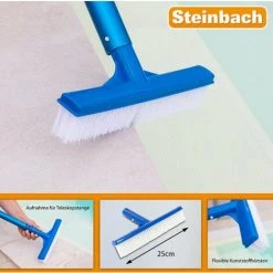 Steinbach Beckenbürste 25 Cm Breit Zur Poolreinigung Mit Aufnahme Für Teleskopstange -Poolreinigung Verkäufe 2022 60293326 3