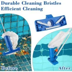 TINOR Pool-Staubsauger, Pool-Jet-Staubsauger Mit 5-teiliger Stange, Tragbares Staubsaugerzubehör Für Spa, Teich, Schwimmbad, Springbrunnen -Poolreinigung Verkäufe 2022 60367516 4