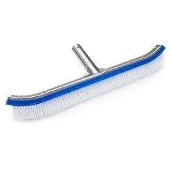 LIRIKA Cabezal De Cepillo Para Piscinas Cepillo De Limpieza De Piscinas De Aluminio Premium De 18" Con EZ-Clips, Estos Cepillos Resistentes Limpian Sin Esfuerzo Paredes, Azulejos Y Pisos