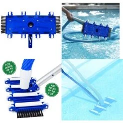 MIYA Puntas Flexibles Para Piscinas Y Spas Con Cepillo Lateral Puntas Profesionales Para Aspiradoras De Piscinas Con Ruedas Adecuadas Para Propietarios De Piscinas -Poolreinigung Verkäufe 2022 60768068 3