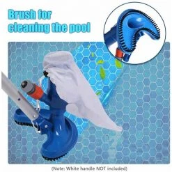LIFCAUSAL Pool-Staubsauger-Kopfbürste Pool-Reinigungswerkzeug Mit Netzbeutel-Saug-Reinigungsbürste Für Kleine Pools, Teich, Brunnen, Spa (EU-Anschluss) -Poolreinigung Verkäufe 2022 61201497 5