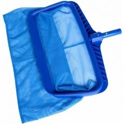 LIFCAUSAL Pool-Reinigungsnetz Mit Tiefem, Feinmaschigem, Strapazierfähigem Pool-Rechen, Schwimmbecken-Reinigungsnetz, Professionelle Reinigungswerkzeuge Für Pools, Teichbrunnen (17,7 Zoll Tiefe)