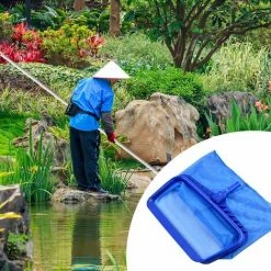 LIFCAUSAL Pool-Reinigungsnetz Mit Tiefem, Feinmaschigem, Strapazierfähigem Pool-Rechen, Schwimmbecken-Reinigungsnetz, Professionelle Reinigungswerkzeuge Für Pools, Teichbrunnen (17,7 Zoll Tiefe) -Poolreinigung Verkäufe 2022 61252985 5