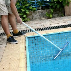 LIFCAUSAL 18-Zoll-Swimmingpool-Zubehör, Poolbürste, Swimmingpool-Reinigungswerkzeuge, Aluminium-Wandbürste -Poolreinigung Verkäufe 2022 61331274 5