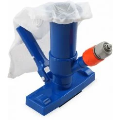 LIFCAUSAL Pool-Vakuum-Jet-Unterwasserreiniger-Bürste Mit Clip-Griff Kordelzugbeutel Entfernt Schmutz Aus Ecken Ideale Reinigungswerkzeuge Für Oberirdische Aufblasbare Pool-Spa-Whirlpool-Teich-Wasserfälle