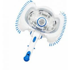 LIFCAUSAL Transparenter Pool-Vakuumkopf Inground Oberirdischer Pool-Vakuumbürstenkopf Spa-Vinyl-Pool-Vakuumaufsatz Mit Gewichteter Basis Und Bürsten