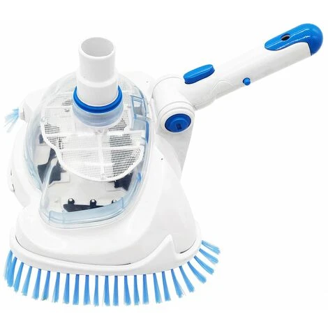 LIFCAUSAL Transparenter Pool-Vakuumkopf Inground Oberirdischer Pool-Vakuumbürstenkopf Spa-Vinyl-Pool-Vakuumaufsatz Mit Gewichteter Basis Und Bürsten 3 LIFCAUSAL Transparenter Pool-Vakuumkopf Inground Oberirdischer Pool-Vakuumbürstenkopf Spa-Vinyl-Pool-Vakuumaufsatz Mit Gewichteter Basis Und Bürsten – Bild 3