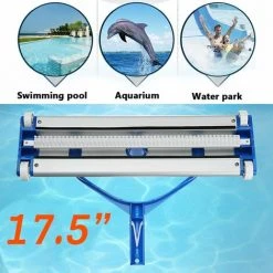 LIFCAUSAL 17,5-Zoll-Pool-Vakuumkopf Aus Aluminiumlegierung, Flexibler Vakuumbürstenkopf, Spa-Vinyl-Pool-Vakuumaufsatz Mit Rädern Und Bürsten Für Eingelassenes, Oberirdisches Schwimmbad -Poolreinigung Verkäufe 2022 63587193 5