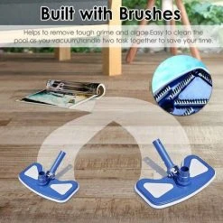 LIFCAUSAL Halbmond-Pool-Vakuumkopf Inground Oberirdischer Schwimmbad-Vakuumbürstenkopf Spa-Vakuumaufsatz Mit Beschwerter Basis Und Bürsten -Poolreinigung Verkäufe 2022 63587222 3