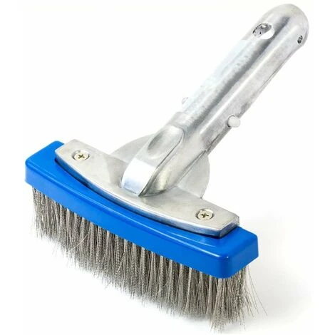 LIFCAUSAL 5-Zoll-Hochleistungs-Draht-Pool-Bürsten-Pool-Reiniger, Aluminiumgriff Und Edelstahlborsten, Entwickelt Für Beton- Und Gunite-Pools, Ideal Für Die Bekämpfung Hartnäckiger Flecken 2 LIFCAUSAL 5-Zoll-Hochleistungs-Draht-Pool-Bürsten-Pool-Reiniger, Aluminiumgriff Und Edelstahlborsten, Entwickelt Für Beton- Und Gunite-Pools, Ideal Für Die Bekämpfung Hartnäckiger Flecken – Bild 2