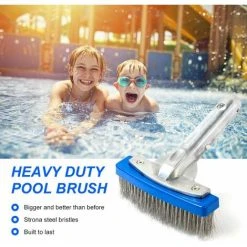 LIFCAUSAL 5-Zoll-Hochleistungs-Draht-Pool-Bürsten-Pool-Reiniger, Aluminiumgriff Und Edelstahlborsten, Entwickelt Für Beton- Und Gunite-Pools, Ideal Für Die Bekämpfung Hartnäckiger Flecken 8 LIFCAUSAL 5-Zoll-Hochleistungs-Draht-Pool-Bürsten-Pool-Reiniger, Aluminiumgriff Und Edelstahlborsten, Entwickelt Für Beton- Und Gunite-Pools, Ideal Für Die Bekämpfung Hartnäckiger Flecken -Poolreinigung Verkäufe 2022 63587244 4