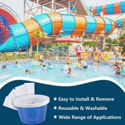 THSINDE 20 Stück Skimmer Socken Poolreinigungs Mikroporöse Filtersäcke Strapazierfähiges Elastisches Nylongewebe Pool-Skimming-Socken Geeignet Für Poolreinigung Filtern Von Blattresten Usw Wiederverwendbar（Weiß） -Poolreinigung Verkäufe 2022 64173978 2