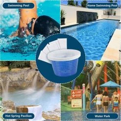 THSINDE 20 Stück Skimmer Socken Poolreinigungs Mikroporöse Filtersäcke Strapazierfähiges Elastisches Nylongewebe Pool-Skimming-Socken Geeignet Für Poolreinigung Filtern Von Blattresten Usw Wiederverwendbar（Weiß） -Poolreinigung Verkäufe 2022 64173978 3