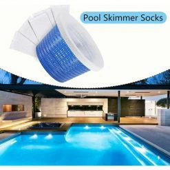 THSINDE 20 Stück Skimmer Socken Poolreinigungs Mikroporöse Filtersäcke Strapazierfähiges Elastisches Nylongewebe Pool-Skimming-Socken Geeignet Für Poolreinigung Filtern Von Blattresten Usw Wiederverwendbar（Weiß） -Poolreinigung Verkäufe 2022 64173978 5