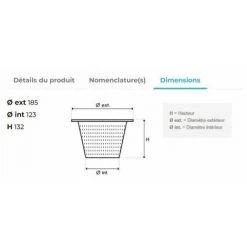 JARDIBOUTIQUE Skimmerkorb Mit Henkel Kompatibel PENTAIR RSKIBASKET -Poolreinigung Verkäufe 2022 64289703 3