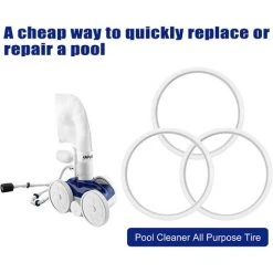 HEGUYEY Polaris 280 Pool Ersatzreifen, 3 Stück Anpassbare Weiche Mischung Für Polaris 180, 280, 360,380, C10, C-10 Roboter 8 HEGUYEY Polaris 280 Pool Ersatzreifen, 3 Stück Anpassbare Weiche Mischung Für Polaris 180, 280, 360,380, C10, C-10 Roboter -Poolreinigung Verkäufe 2022 64881407 4