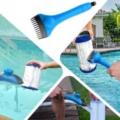 HEGUYEY Pool Filter Cleaner Clean Brush, Spa-Schwimmbad-Reinigungsschmutz- Und Schmutzfilter Mit Einstellknopf Zum Reinigen Des Filters Für Whirlpool, Schwimmbad, Spa 8 HEGUYEY Pool Filter Cleaner Clean Brush, Spa-Schwimmbad-Reinigungsschmutz- Und Schmutzfilter Mit Einstellknopf Zum Reinigen Des Filters Für Whirlpool, Schwimmbad, Spa -Poolreinigung Verkäufe 2022 64881955 4