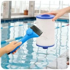 HEGUYEY Pool Filter Cleaner Clean Brush, Spa-Schwimmbad-Reinigungsschmutz- Und Schmutzfilter Mit Einstellknopf Zum Reinigen Des Filters Für Whirlpool, Schwimmbad, Spa 9 HEGUYEY Pool Filter Cleaner Clean Brush, Spa-Schwimmbad-Reinigungsschmutz- Und Schmutzfilter Mit Einstellknopf Zum Reinigen Des Filters Für Whirlpool, Schwimmbad, Spa -Poolreinigung Verkäufe 2022 64881955 5