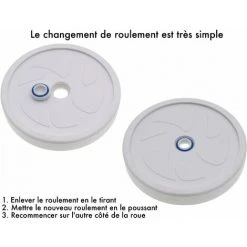 BEARSU Set Mit 4 Kugellagern, Anpassbar Für 280 180 Wheel Robot Pool Cleaner C60 -Poolreinigung Verkäufe 2022 65101681 5