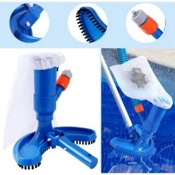 TINOR Oberirdischer Pool-Staubsauger, Tragbarer Schwimmbadreiniger Mit Sandsack Und Bürste, Schwimmbadzubehör Für Teichteichbrunnen (ohne Stange) -Poolreinigung Verkäufe 2022 65264313 3