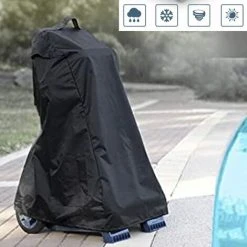 TINOR Abdeckung Für Poolroboter, Abdeckung Für Gartenroboter Mit Griff Und Kordelzug, Wasserdicht, 420D Oxford Black 56 * 66 * 107 Cm -Poolreinigung Verkäufe 2022 65265386 5