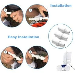 TINOR Poolreiniger – Anschlussbaugruppe Mit Polaris 280, 380, 180 Poolreiniger D20 Schwenkschlauch & D15 Schlauchmutter & Schwenkschlauchanschluss -Poolreinigung Verkäufe 2022 65268427 4