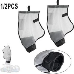 TINOR 2er-Pack Nylon-Mesh-Pool-Reinigungsbeutel Mit Allzweck-Reißverschluss, Ersatzteile Für Polaris 360 380 Pool-Reiniger -Poolreinigung Verkäufe 2022 65268545 4