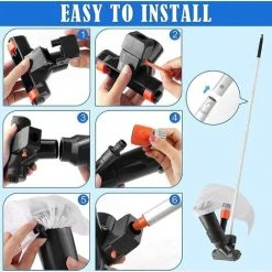 BENOBBY KIDS Tragbarer Pool-Staubsauger F��r Oberirdische Pools, Spa, Springbrunnen, Whirlpool, Whirlpool, Schwarz -Poolreinigung Verkäufe 2022 65686251 3