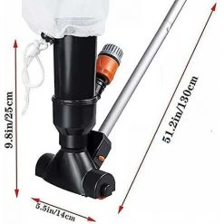 BENOBBY KIDS Tragbarer Pool-Staubsauger F��r Oberirdische Pools, Spa, Springbrunnen, Whirlpool, Whirlpool, Schwarz -Poolreinigung Verkäufe 2022 65686251 4